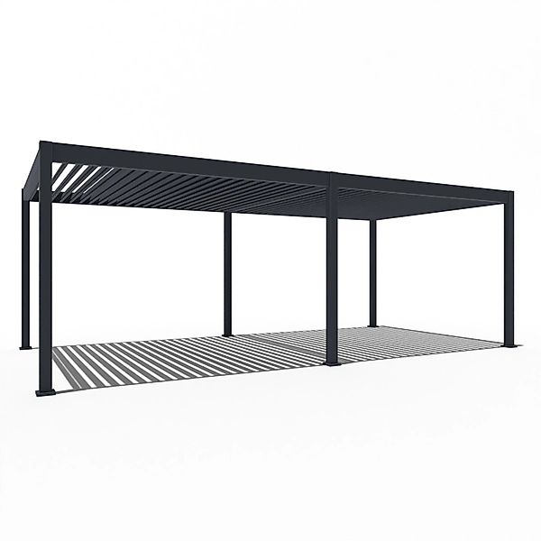 Weide Elektrische Deluxe Aluminium  Pergola 3,6 x 7,2 M mit LED günstig online kaufen