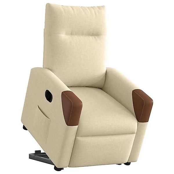 vidaXL Relaxsessel mit Aufstehhilfe Elektrisch Creme Stoff 3324026 günstig online kaufen
