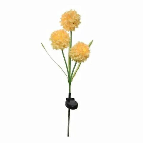 MARELIDA LED Solar Gartenstecker Blume H: 70cm gelb günstig online kaufen