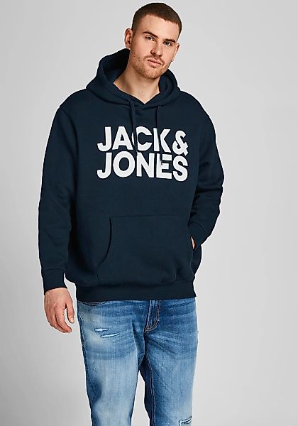 Jack & Jones PlusSize Kapuzensweatshirt "CORP LOGO SWEAT HOOD", Bis Größe 6 günstig online kaufen