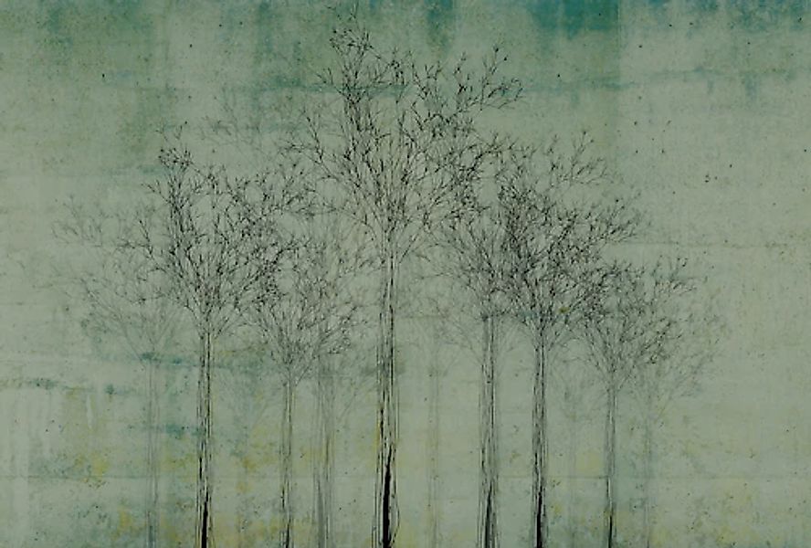 Architects Paper Fototapete »Atelier 47 Trees Artwork 2« Wald glatt Vlies, günstig online kaufen