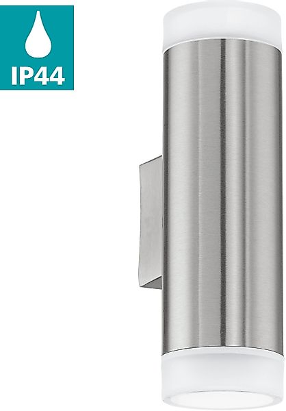 EGLO Wandleuchte RIGA-LED Wandlampe, GU10, IP54, günstig online kaufen
