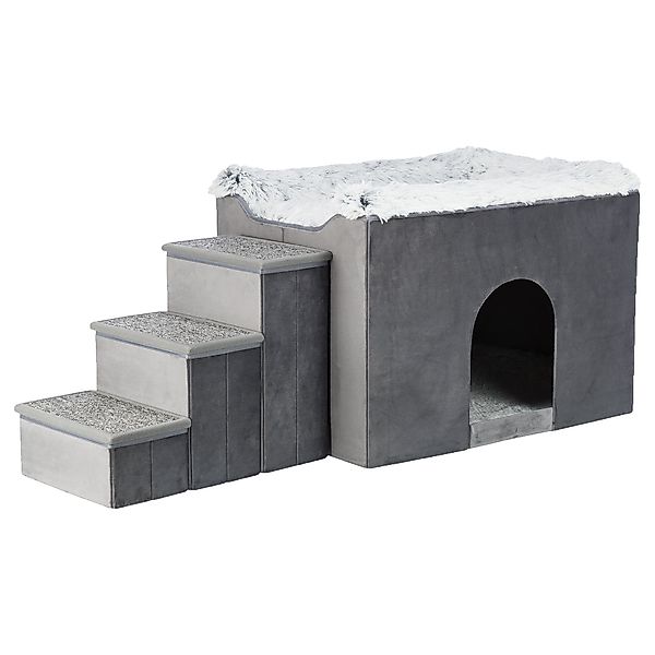 TRIXIE Hundehütte Hunde-Höhle mit Treppe, Maße günstig online kaufen