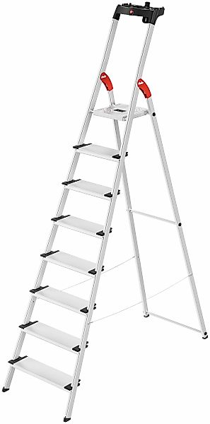 Hailo Stehleiter "L80 ComfortLine" Alu-Sicherheits-Stehleiter 8 Stufen günstig online kaufen
