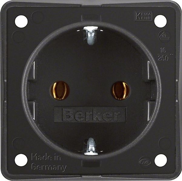 Berker SCHUKO-Steckdose sw matt 947782503 - 947782503 günstig online kaufen