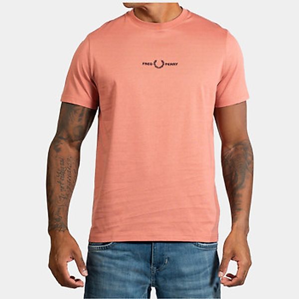 Fred Perry  T-Shirt Embroidered tshirt - putty pink günstig online kaufen