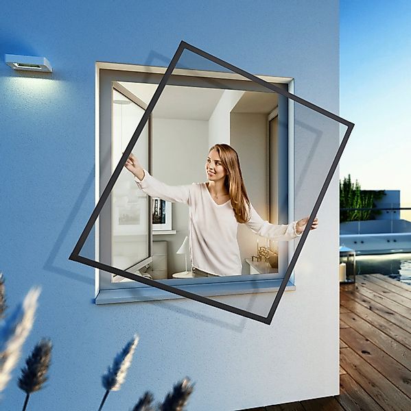 Windhager Insektenschutz-Fensterrahmen EXPERT Spannrahmen, (Packung), BxH: günstig online kaufen