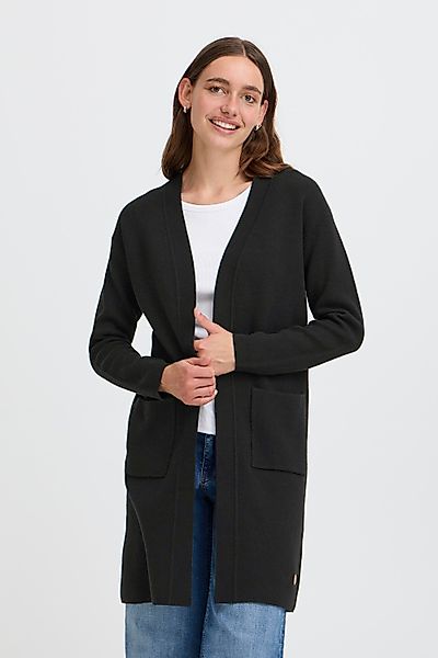 OXMO Strickjacke OXFINA Langer Feinstrick-Cardigan mit günstig online kaufen