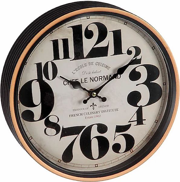 Ambiente Haus Wanduhr »Le Normand Wanduhr 29cm« günstig online kaufen