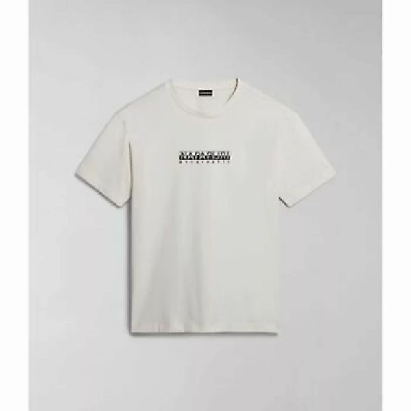 Napapijri  T-Shirts & Poloshirts S-BOX SS4 NP0A4H8S-N1A WHITE WHISPER günstig online kaufen