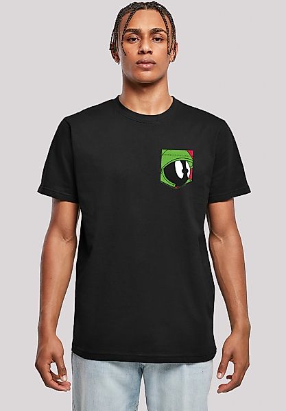 F4NT4STIC T-Shirt "Looney Tunes Marvin The Martian Face Faux Pocket" Print günstig online kaufen