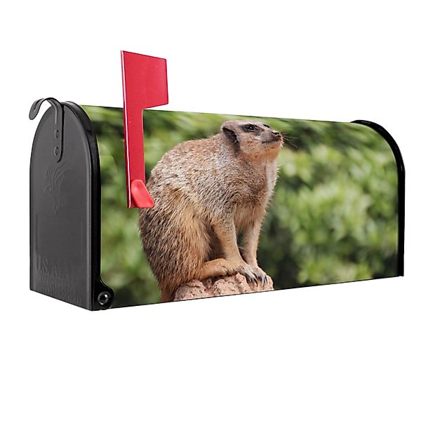 Banjado Amerikanischer Briefkasten Schwarz 48x22x16cm US Mailbox Letterbox günstig online kaufen