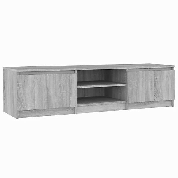 furnicato TV-Schrank Grau Sonoma 140x40x35,5 cm Holzwerkstoff (1-St) günstig online kaufen