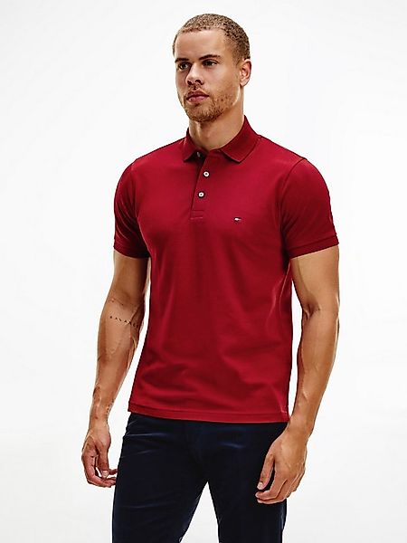Tommy Hilfiger Poloshirt 1985 SLIM POLO Markenstickerei, aus Baumwoll-Piqué günstig online kaufen