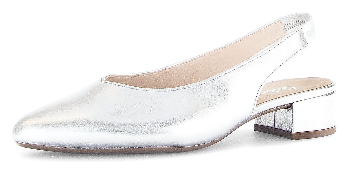 Gabor Slingpumps, Blockabsatz, Festtagsschuh, Abendschuh mit günstig online kaufen