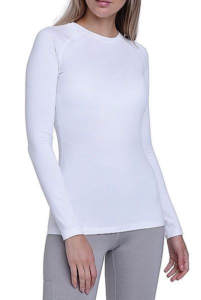 TCA Funktionsshirt TCA Damen Thermo-Laufshirt - Weiss, XS (1-tlg) günstig online kaufen