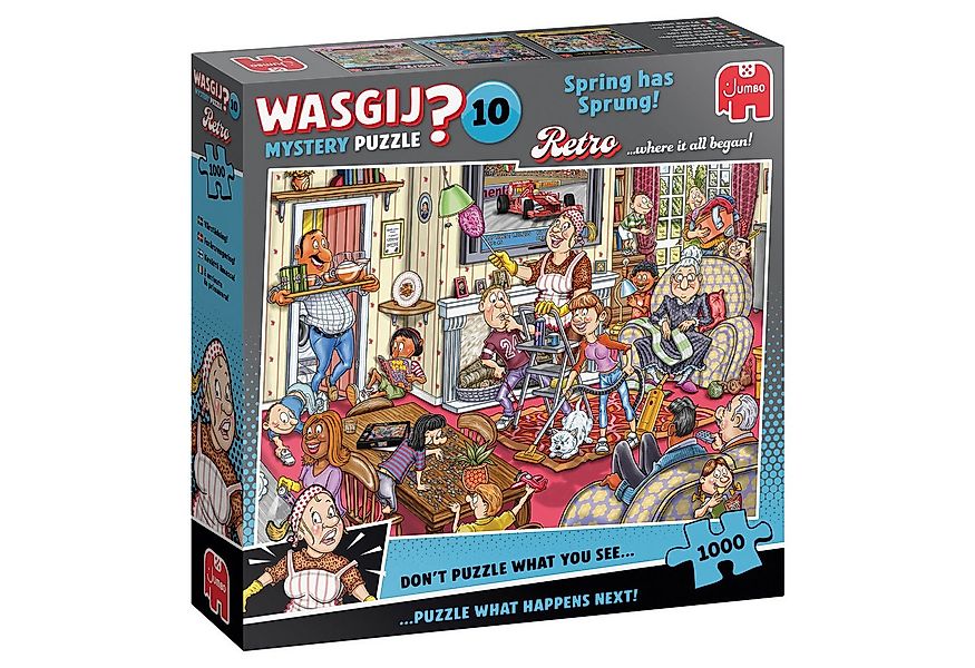 Jumbo Spiele Puzzle Wasgij Mystery Retro 10, Endlich Frühling!, 1000 Teile günstig online kaufen