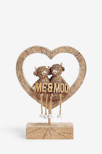 Next Dekofigur Me and Moo Herzskulptur mit Hochlandrind Hamish günstig online kaufen