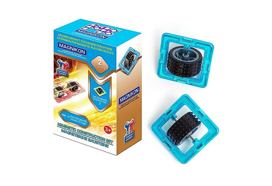 MAGNIKON Magnetische Bausteine Räder Magnetspielbausteine, (Erweiterungsset günstig online kaufen