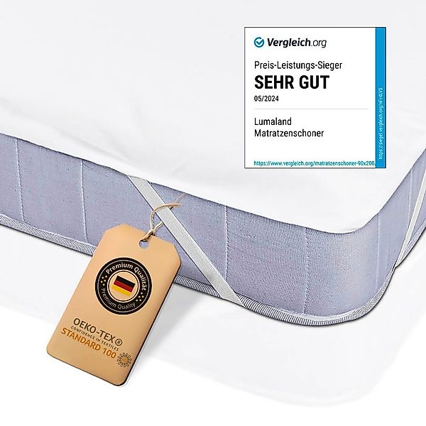 Matratzenschoner LUMALAND Wasserundurchlässige Matratzenauflage - 90 günstig online kaufen