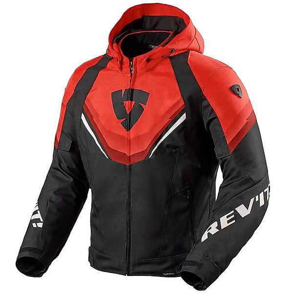 Revit Motorradjacke Revit Quantum 3 H2O Textiljacke Schwarz / Rot günstig online kaufen