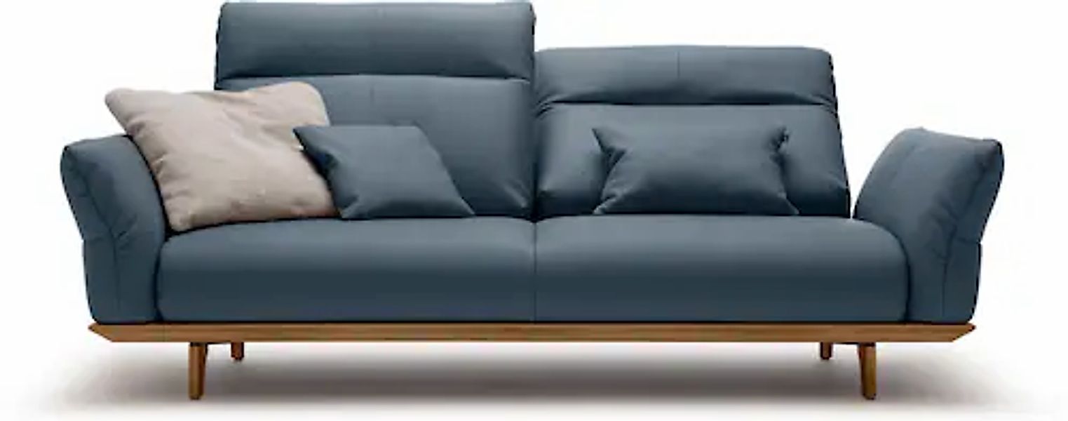 Creation BY ROLF BENZ 3-Sitzer »CR.460«, Sockel in Nussbaum, Füße Nussbaum, günstig online kaufen