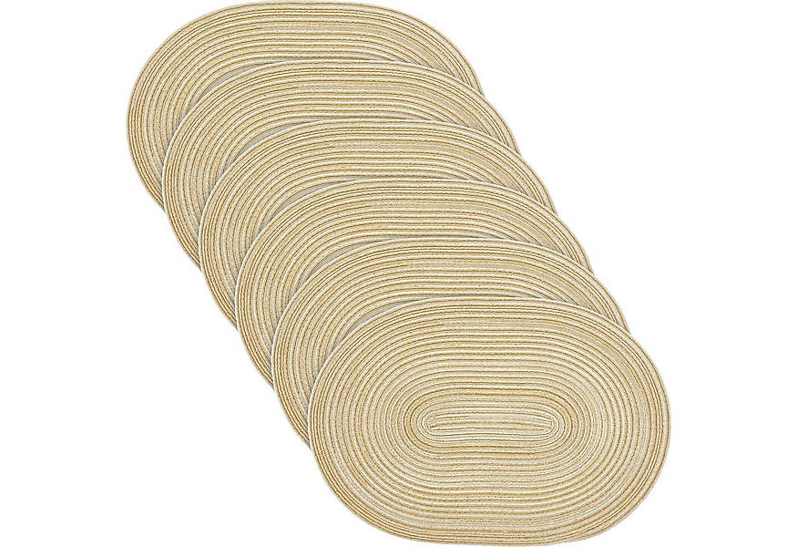 Erwin Müller Platzset Tischset "Silves" 6er-Pack, Uni günstig online kaufen