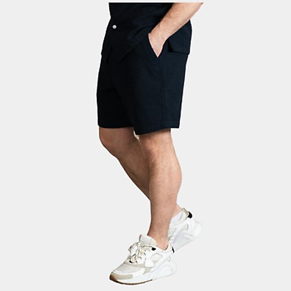 Farah  Shorts Redwald seersucker short - true navy günstig online kaufen