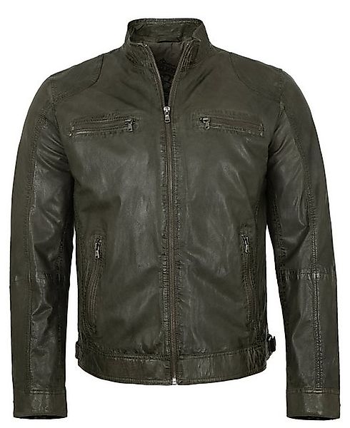 Maddox Lederjacke Alessio MADDOX - Herren Lederjacke Lammnappa olive günstig online kaufen