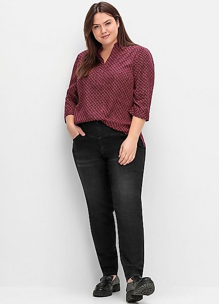 Sheego Klassische Bluse Tunika 3/4-Arm günstig online kaufen