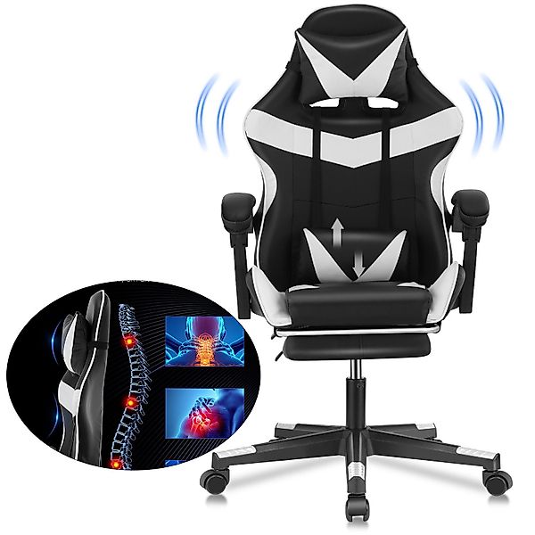 LETGOSPT Gaming Chair Ergonomischer Gaming Stuhl günstig online kaufen