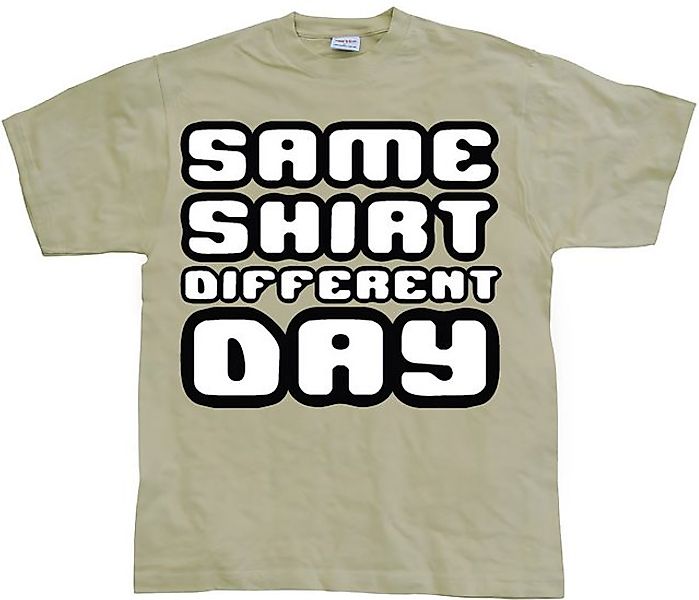 Hybris T-Shirt Same Shirt Different Day T-Shirt günstig online kaufen