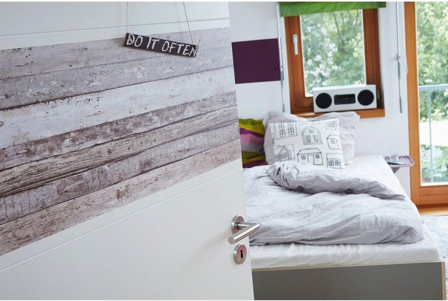 Bricoflor Holz Tapete Selbstklebend Panel Vinyltapete in Holzoptik Ideal fü günstig online kaufen