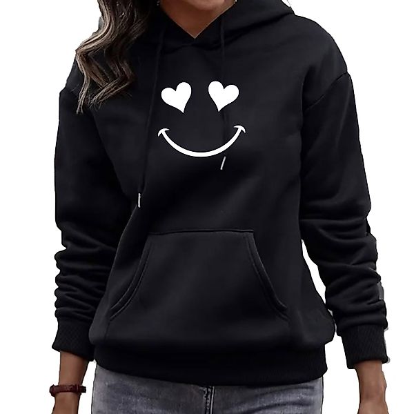Banco Kapuzenpullover Damen Lächeln Smile Herz günstig online kaufen