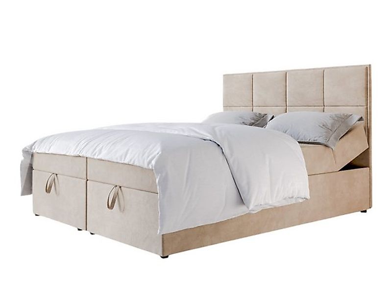 Compleo Boxspringbett Bett mit verstellbarem Rückenlehne ROMO, Bonell, Topp günstig online kaufen