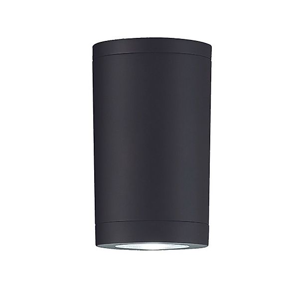 Deckenleuchte in Schwarz-matt GU10 IP54 140mm günstig online kaufen