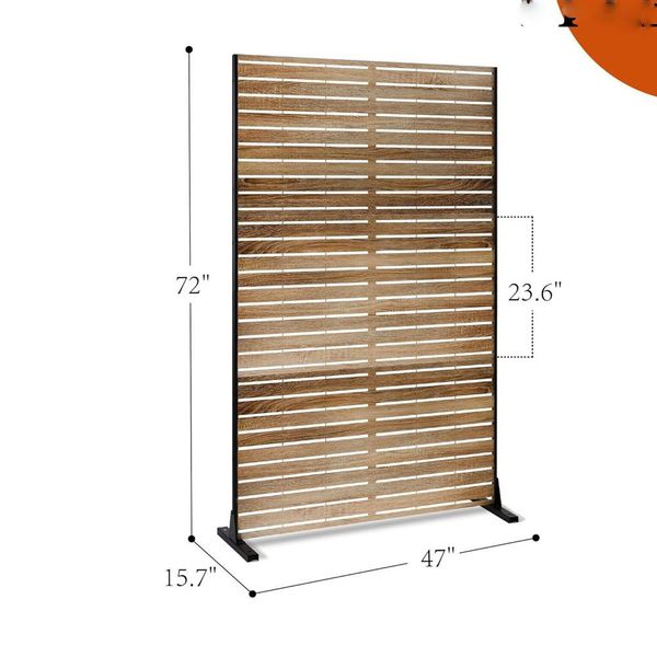 GarveeMore Paravent Metall Privatsphäre Bildschirm im günstig online kaufen