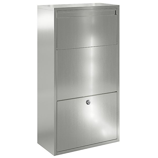 vidaXL Briefkasten Paketdropbox 44x22x82 cm Verzinkter günstig online kaufen