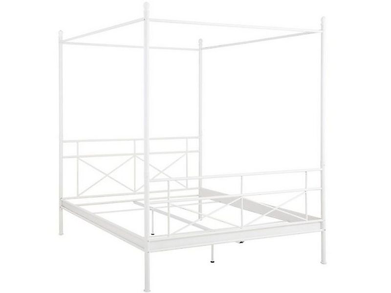 loft24 Himmelbett Tanja, Metallbett im Landhausstil, 180x200 cm günstig online kaufen