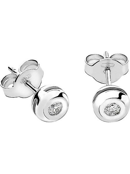 CHRIST Paar Ohrstecker CHRIST Damen-Ohrstecker 375er Weißgold 2 Diamant günstig online kaufen