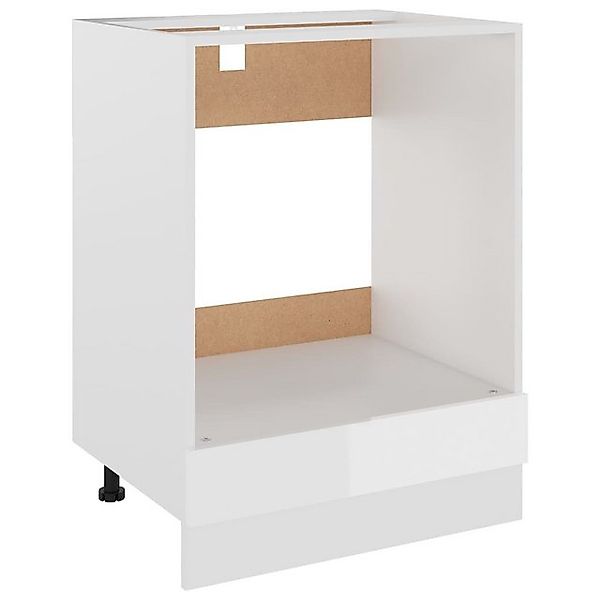 DOTMALL Herdumbauschrank Herdumbauschrank Hochglanz-Weiß 60x46x81,5 cm günstig online kaufen