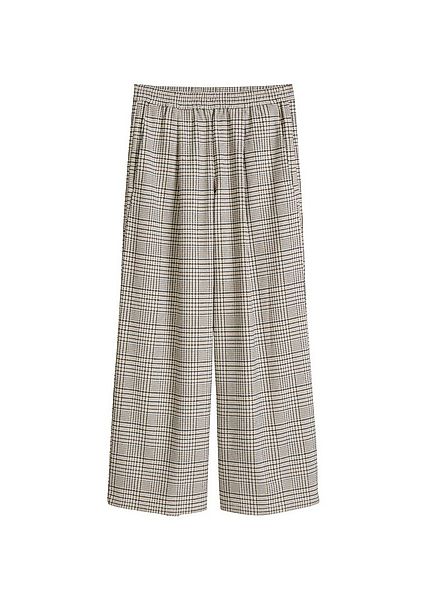 Marc O'Polo DENIM Schlupfhose karierte Hose wide mit recyceltem Polyester, günstig online kaufen