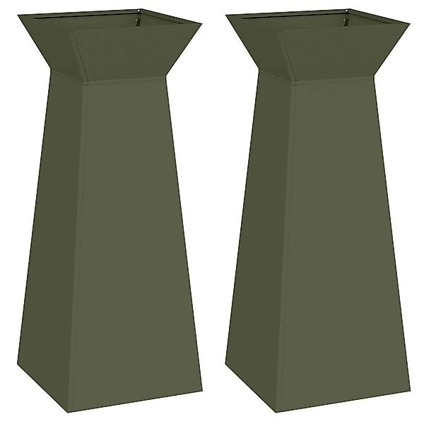 vidaXL Blumentopf Säulen Pflanzer 2 pcs günstig online kaufen