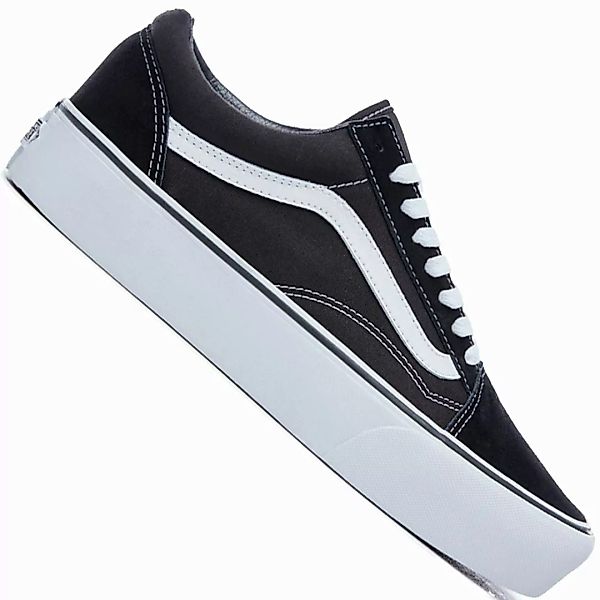 Vans Old Skool Platform Black White günstig online kaufen