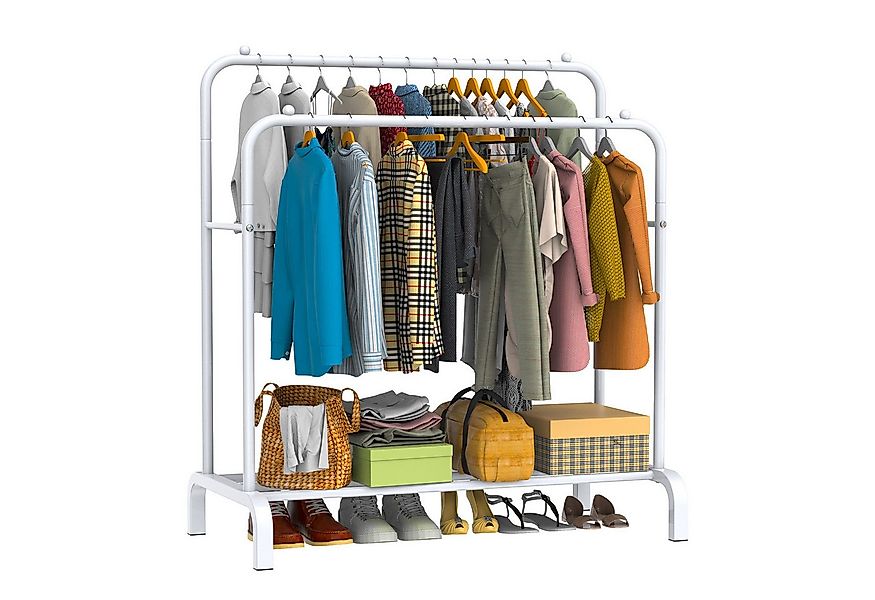 loefme Kleiderständer Kleiderständer mit Ablage Garderobenständer Kleiderst günstig online kaufen