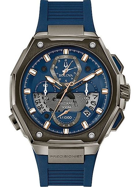 Bulova Quarzuhr Bulova 98B357 Precisionist Chronograph Herrenuhr 46mm 30ATM günstig online kaufen