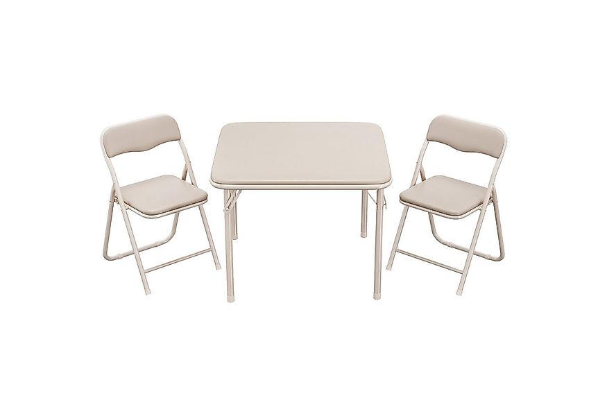 GarveeMore Kindersitzgruppe Klappbarer 3-teiliges mit weichem PU-Kissen, Ti günstig online kaufen