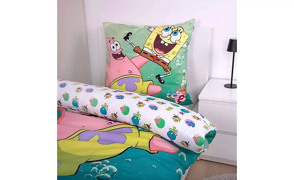 Sponge Bob Bettwäsche Sponge Bob, Renforcé, 2 teilig, Wendebettwäsche günstig online kaufen