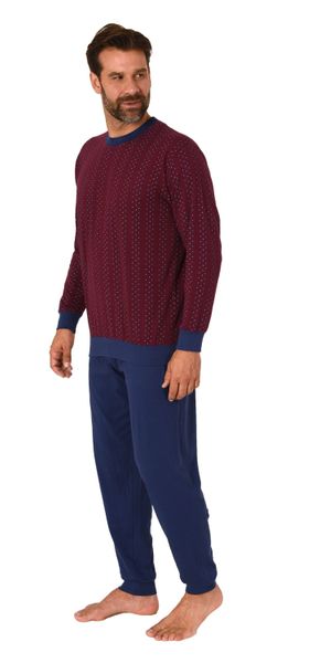 Normann Pyjama Herren Schlafanzug lang mit günstig online kaufen