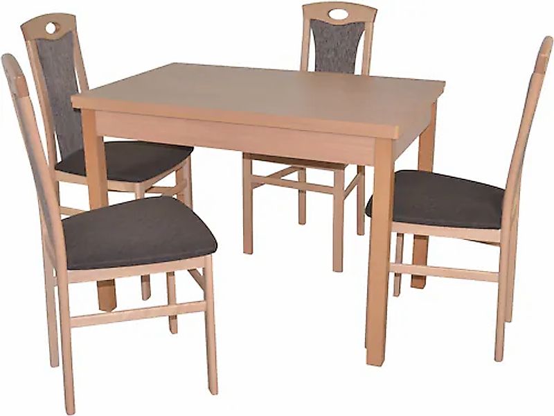 HOFMANN LIVING AND MORE Essgruppe "5tlg. Tischgruppe", (Spar-Set, 5 tlg., 5 günstig online kaufen
